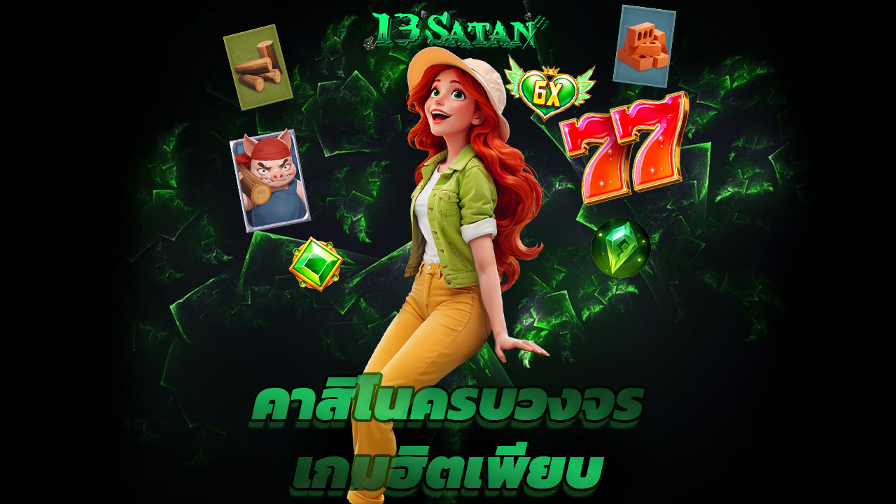 You are currently viewing เว็บตรง 13satan คาสิโนครบวงจร เกมฮิตเพียบ